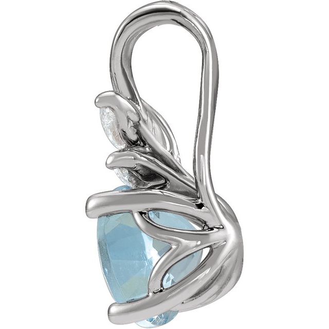 14k-white-natural-aquamarine-&-1/10-ctw-natural-diamond-pendant