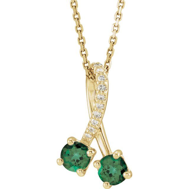 14k-yellow-natural-emerald-&-.05-ctw-natural-diamond-16-18"-necklace
