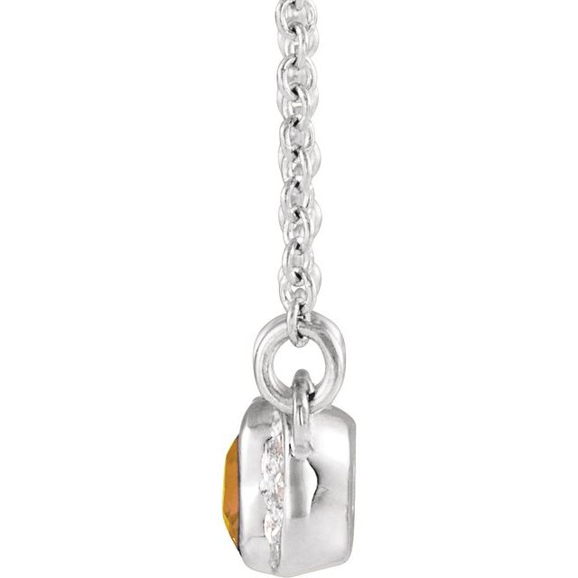 14k-white-natural-citrine-&-.02-ctw-natural-diamond-bar-16"-necklace
