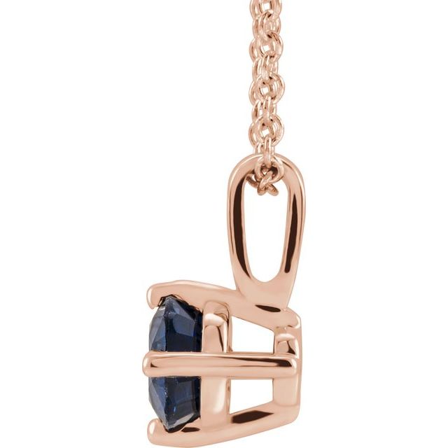 14k-rose-gold--lab-grown-blue-sapphire-solitaire-16-18"-necklace