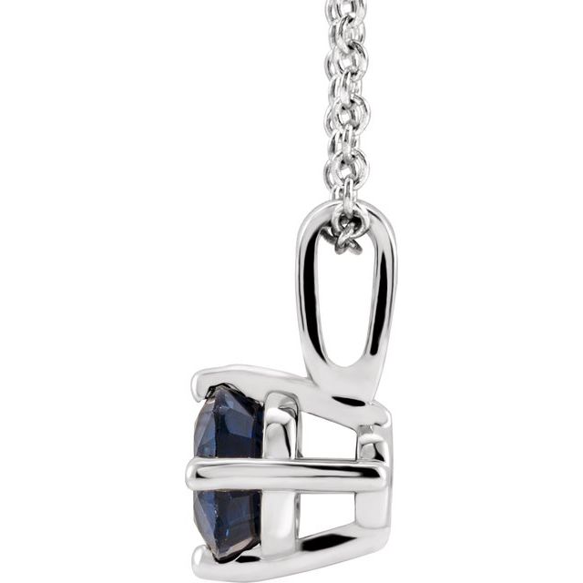 14k-white--natural-blue-sapphire-solitaire-16-18"-necklace
