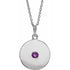 sterling-silver-natural-amethyst-disc-16-18"-necklace