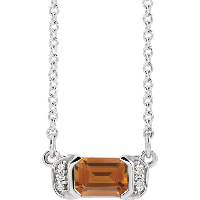 14k-white-natural-citrine-&-.02-ctw-natural-diamond-bar-16"-necklace