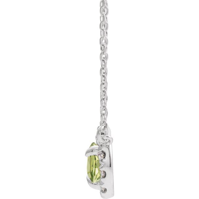 14k-white--natural-peridot-&-1/8-ctw-natural-diamond-16"-necklace