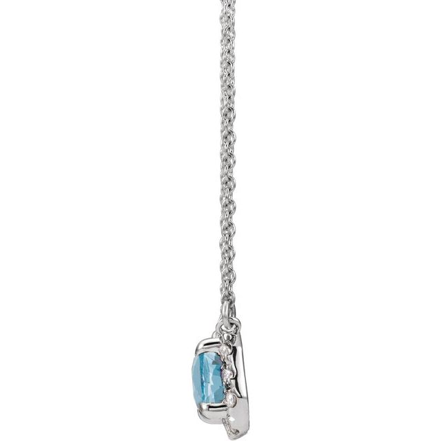 14k-white--natural-aquamarine-&-1/8-ctw-natural-diamond-halo-style-16"-necklace