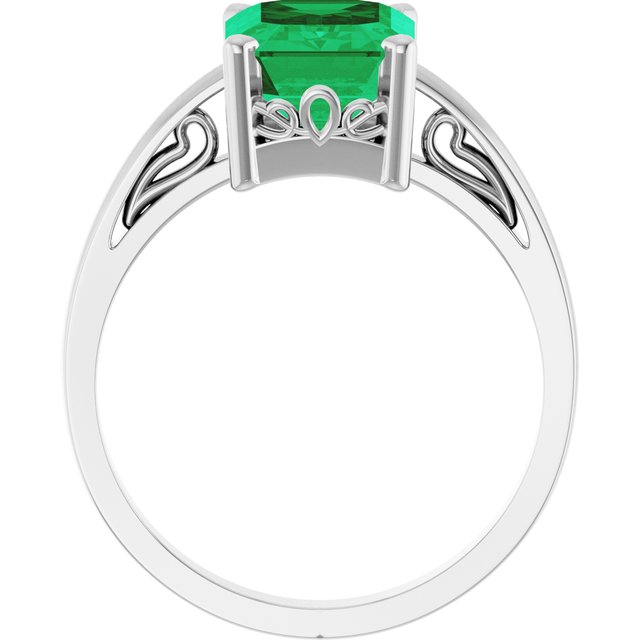 14k-white-lab-grown-emerald-scroll-setting®-ring