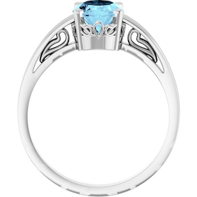 14k-white-natural-aquamarine-ring
