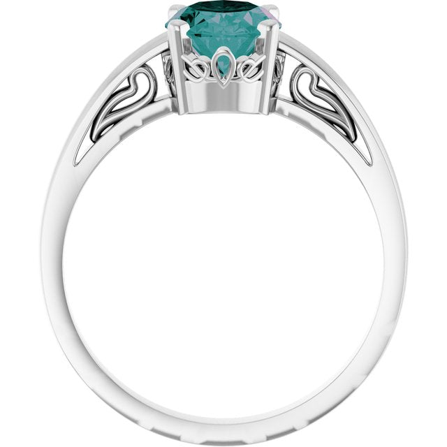 14k-white-lab-grown-alexandrite-ring
