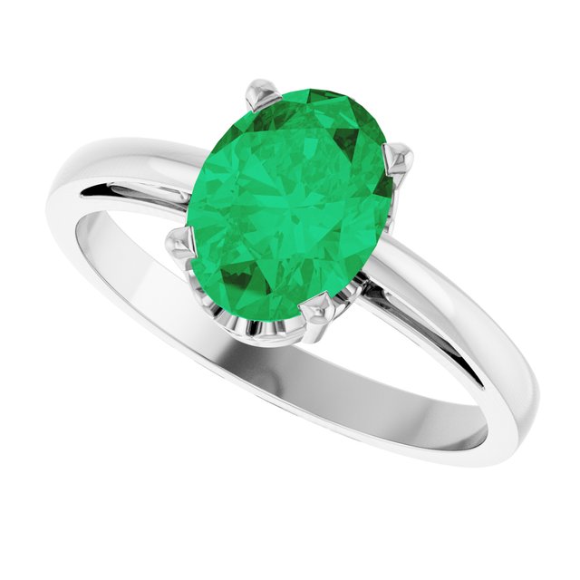 14k-white-lab-grown-emerald-ring