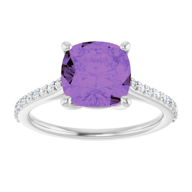 14k-white-natural-amethyst-&-1/5-ctw-natural-diamond-ring