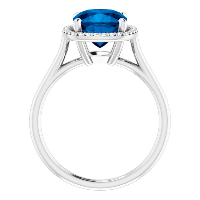 14k-white-lab-grown-blue-sapphire-&-1/6-ctw-natural-diamond-ring