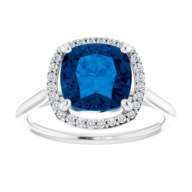14k-white-lab-grown-blue-sapphire-&-1/6-ctw-natural-diamond-ring