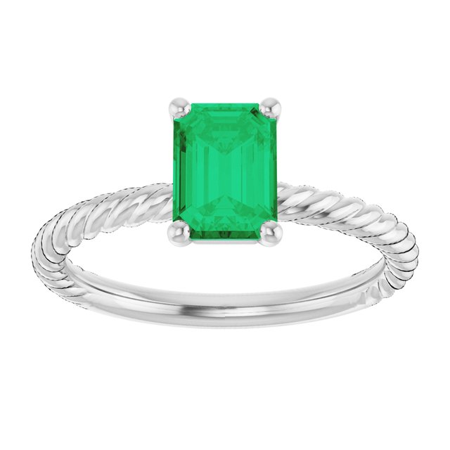 14k-white-lab-grown-emerald-ring