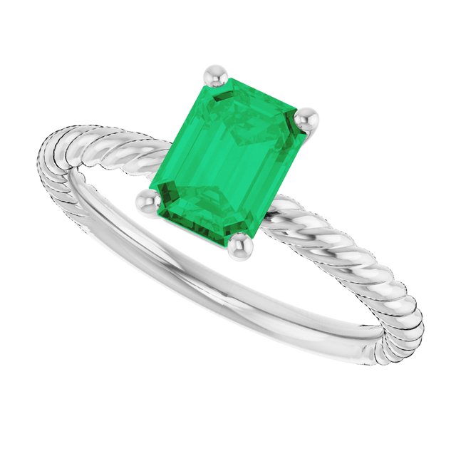 14k-white-lab-grown-emerald-ring