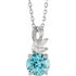 14k-white-natural-blue-zircon-&-1/10-ctw-natural-diamond-16-18"-necklace