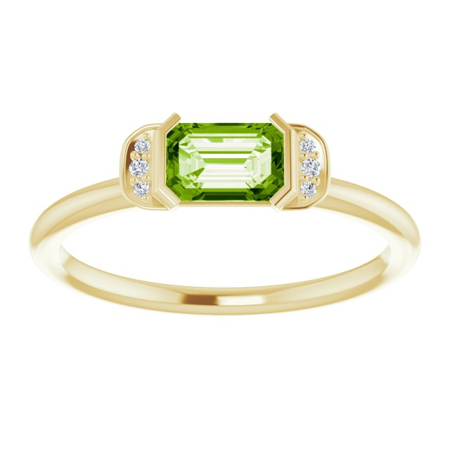 14k-yellow-natural-peridot-&-.02-ctw-natural-diamond-stackable-ring