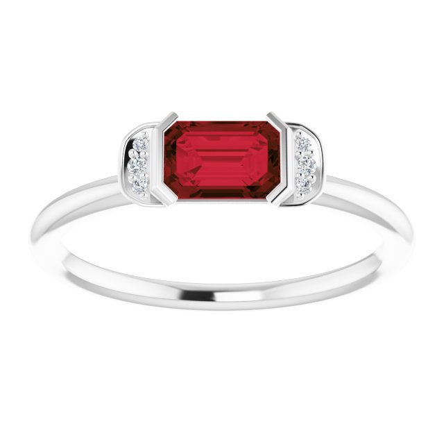 14k-white-natural-mozambique-garnet-&-.02-ctw-natural-diamond-stackable-ring