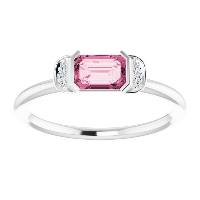 14k-white-natural-pink-tourmaline-&-.02-ctw-natural-diamond-stackable-ring