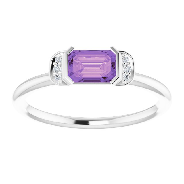 14k-white-natural-amethyst-&-.02-ctw-natural-diamond-stackable-ring