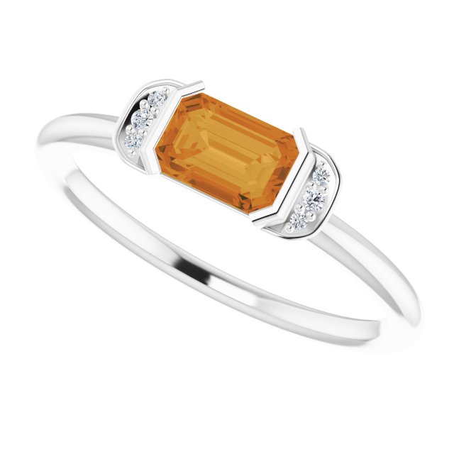 14k-white-natural-citrine-&-.02-ctw-natural-diamond-stackable-ring