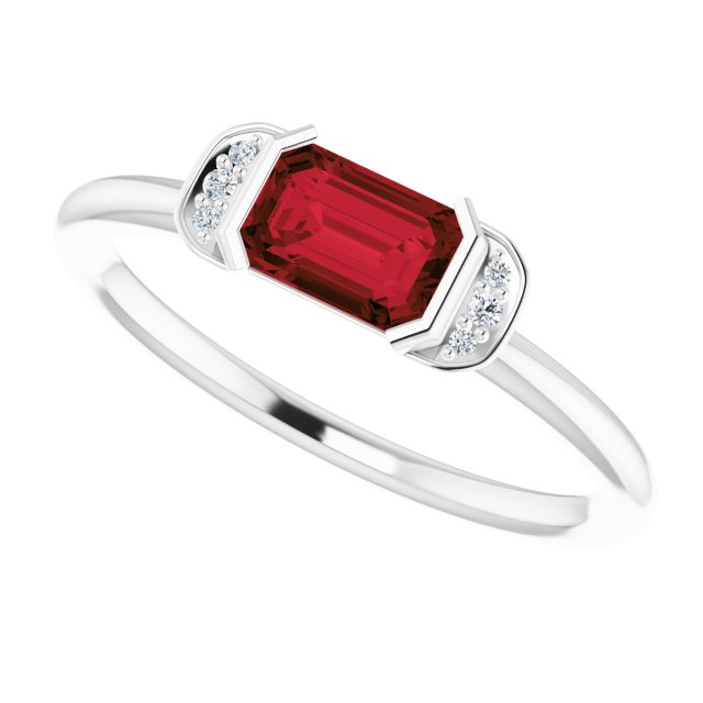 14k-white-natural-mozambique-garnet-&-.02-ctw-natural-diamond-stackable-ring