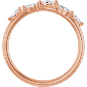 1/4 ct Diamond Leaf Ring