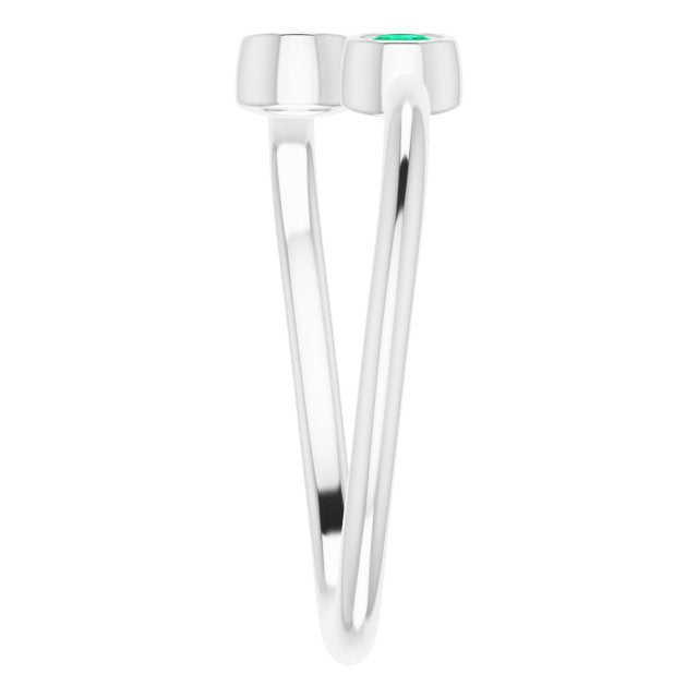 14k-white-lab-grown-emerald-two-stone-ring