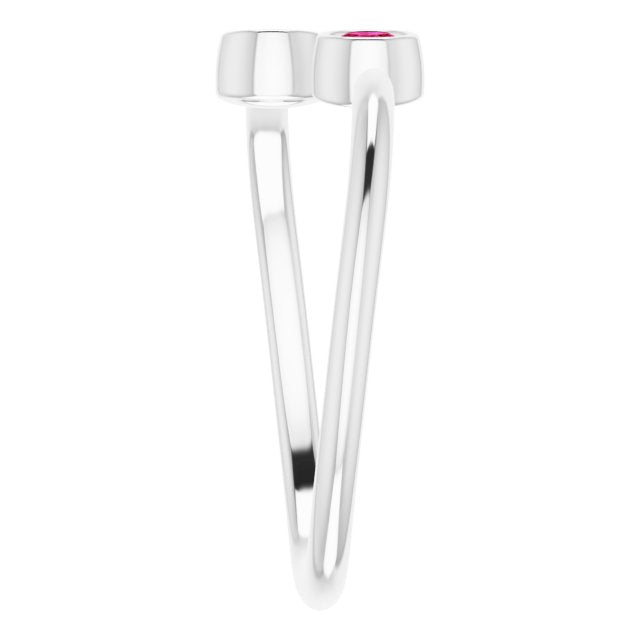 14k-white-natural-ruby-two-stone-ring