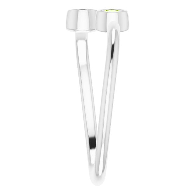 14k-white-natural-peridot-two-stone-ring