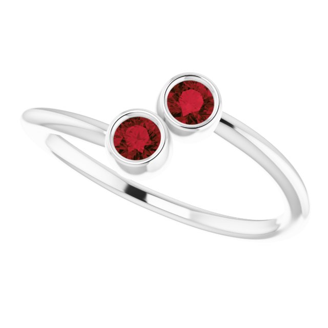 14k-white-natural-mozambique-garnet-two-stone-ring