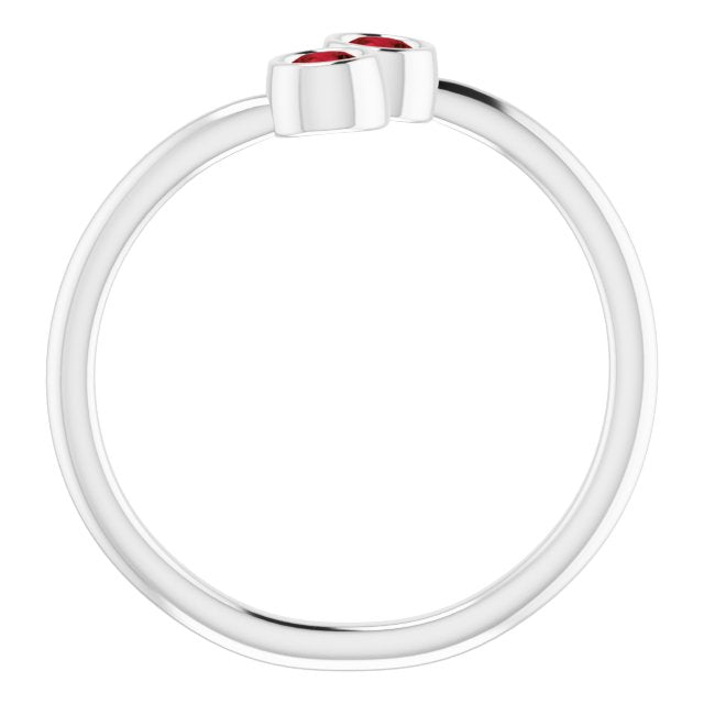 14k-white-natural-mozambique-garnet-two-stone-ring