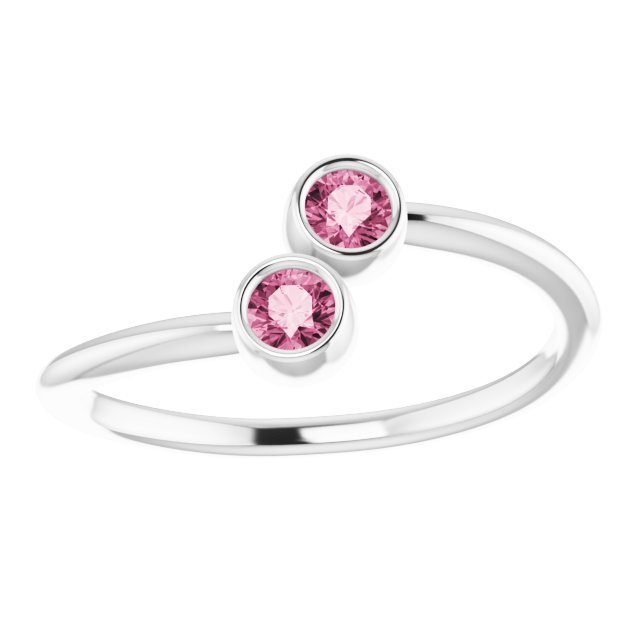 14k-white-natural-pink-tourmaline-two-stone-ring