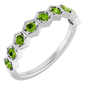 1/3 ct Diamond Stackable Geometric Ring