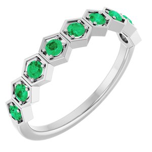 1/3 ct Diamond Stackable Geometric Ring