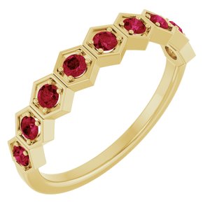 1/3 ct Diamond Stackable Geometric Ring