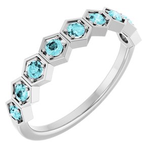 1/3 ct Diamond Stackable Geometric Ring