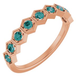 1/3 ct Diamond Stackable Geometric Ring