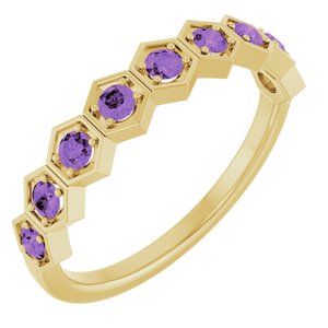 1/3 ct Diamond Stackable Geometric Ring