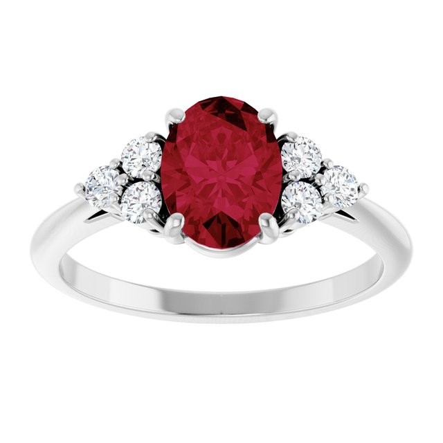 14k-white-lab-grown-ruby-&-1/6-ctw-natural-diamond-ring