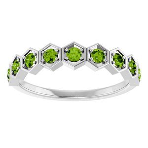 1/3 ct Diamond Stackable Geometric Ring