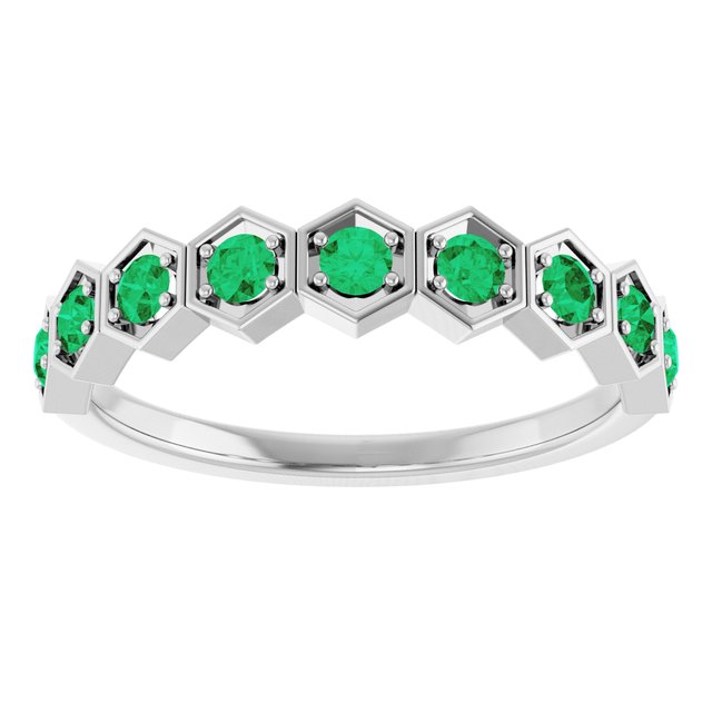 14k-white-lab-grown-emerald-stackable-ring