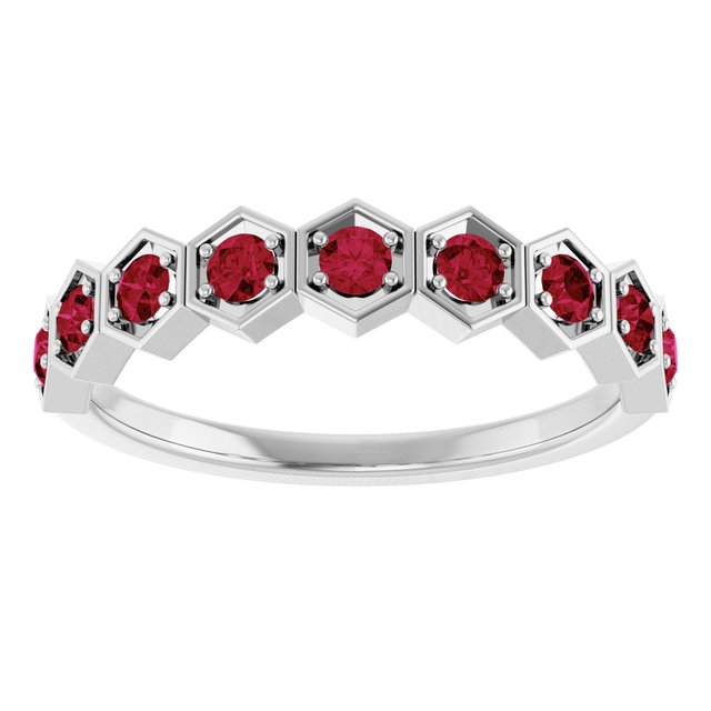 14k-white-natural-ruby-stackable-ring