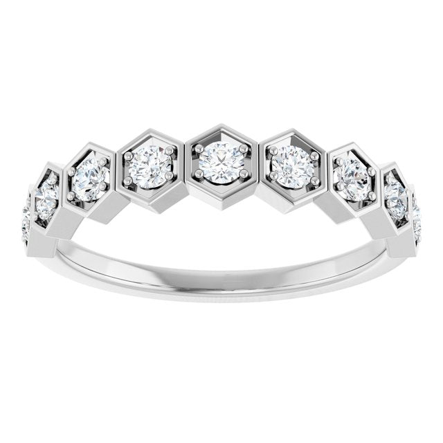 14k-white-1/3-ctw-natural-diamond-stackable-ring