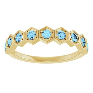 1/3 ct Diamond Stackable Geometric Ring