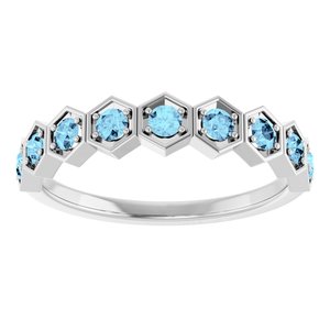 1/3 ct Diamond Stackable Geometric Ring