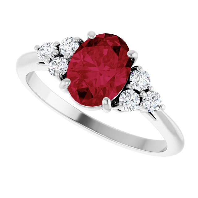 14k-white-lab-grown-ruby-&-1/6-ctw-natural-diamond-ring