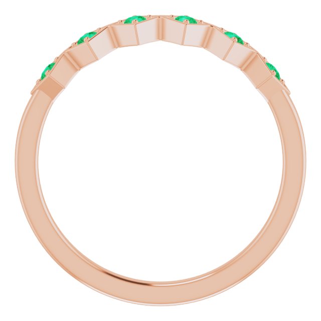 14k-rose-gold-lab-grown-emerald-stackable-ring