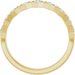 1/3 ct Diamond Stackable Geometric Ring