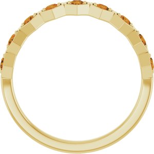 1/3 ct Diamond Stackable Geometric Ring