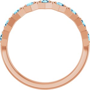 1/3 ct Diamond Stackable Geometric Ring